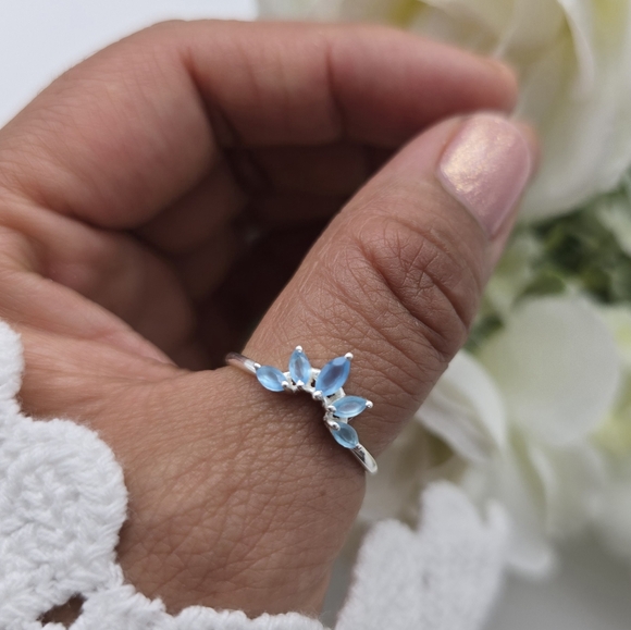 KYNDALL RING STERLING SILVER SET - Picture 8 of 14